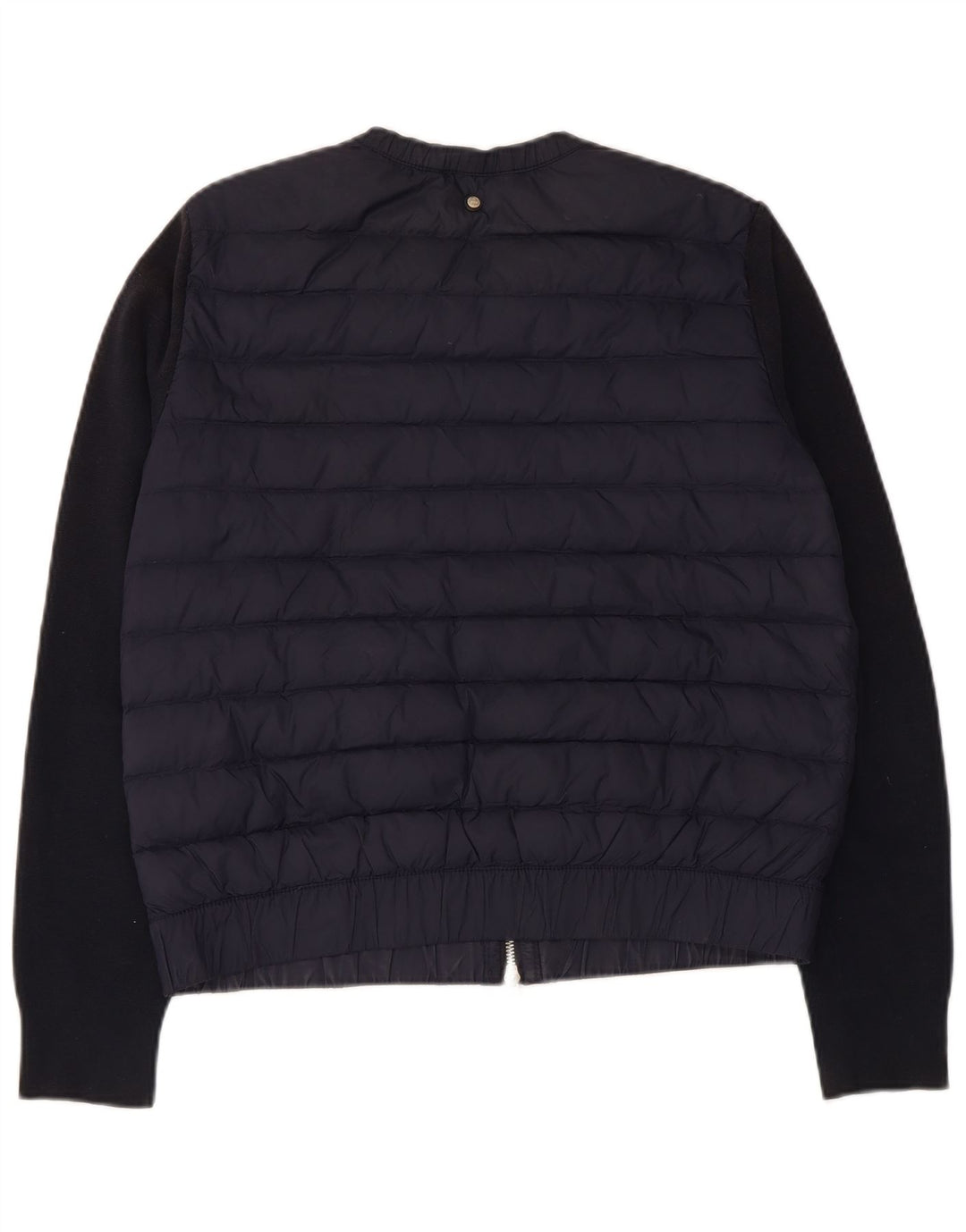Massimo Dutti Veste matelassée pour femme UK 14 Medium Bleu Marine Nylon
