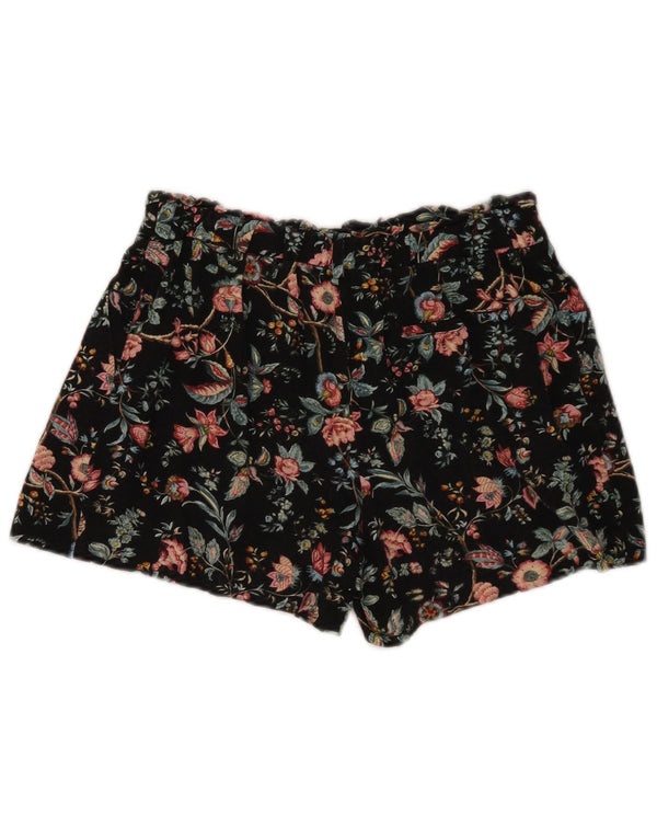 Oasis Short Chino Femme UK 10 Small W28 Noir Floral