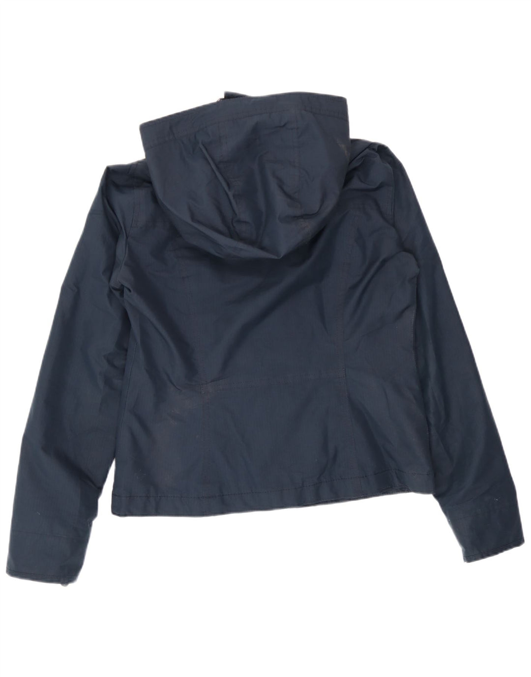 Hollister Veste bomber à capuche pour femme UK 10 Small Bleu marine Polyester