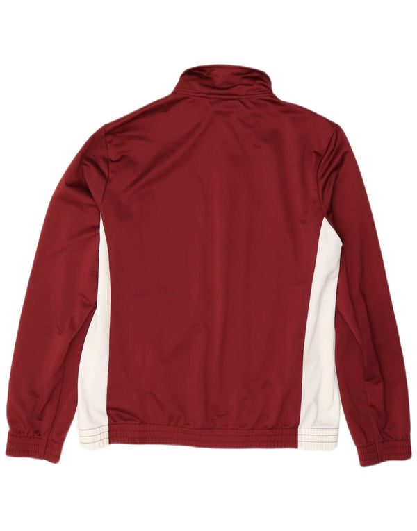 Lotto Veste de survêtement pour homme en polyester color block bordeaux moyen