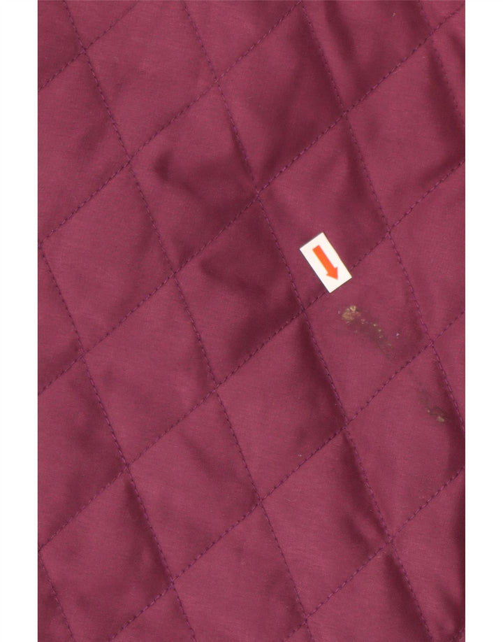 JACK MURPHY Veste matelassée pour femme UK 10 Petit Violet Polyester