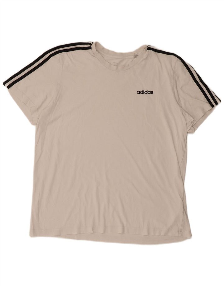 Adidas T-Shirt Homme Top XL Coton Blanc