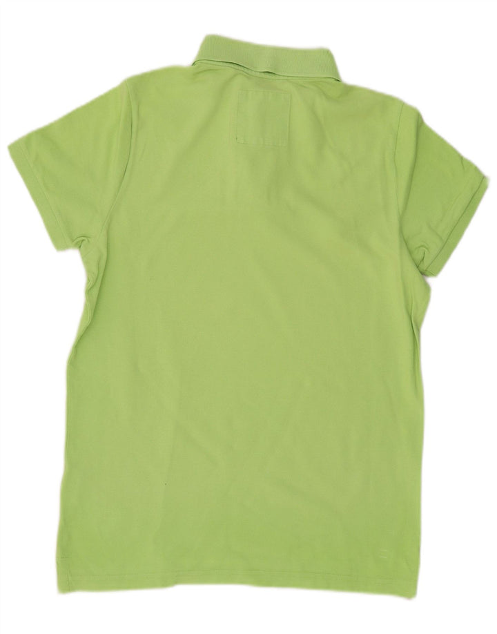 HOLLISTER Polo Homme Vert Moyen Coton