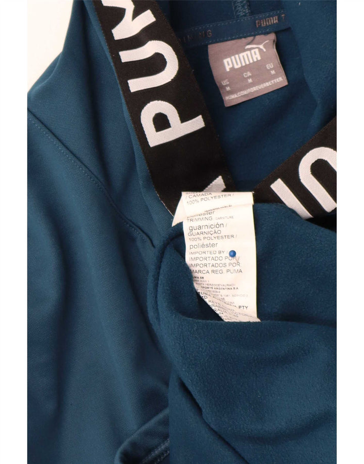 Puma Pull à Capuche Graphique Homme Bleu Marine Moyen Polyester Colorblock