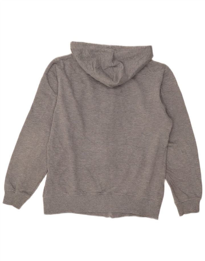 Fila Pull à capuche zippé graphique homme petit polyester moucheté gris