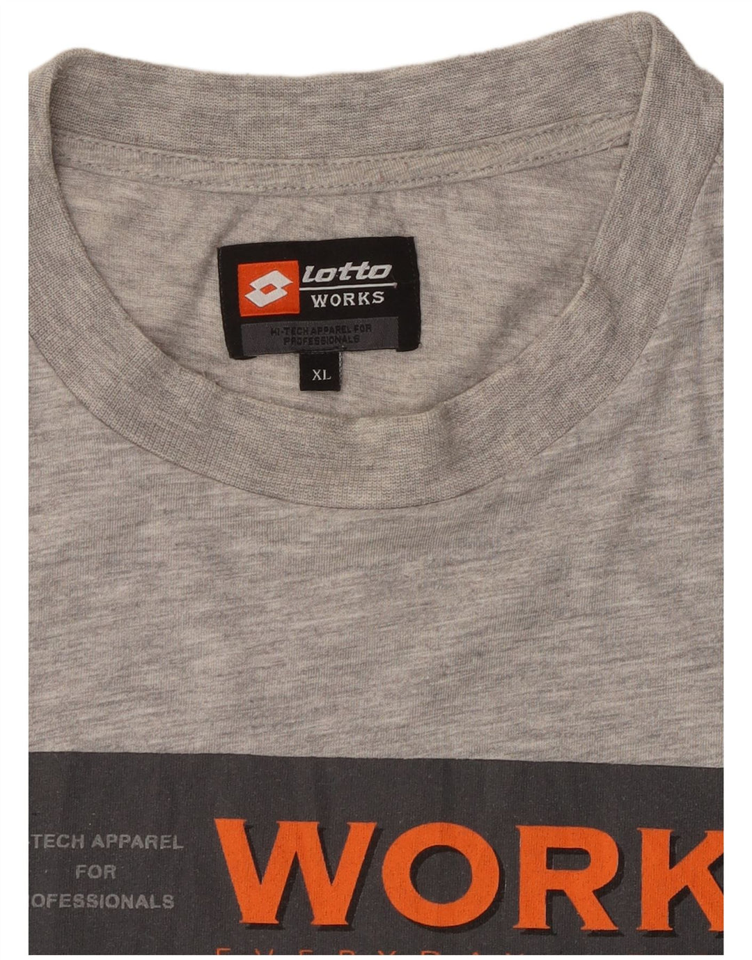 LOTTO T-Shirt Graphique Homme XL Gris