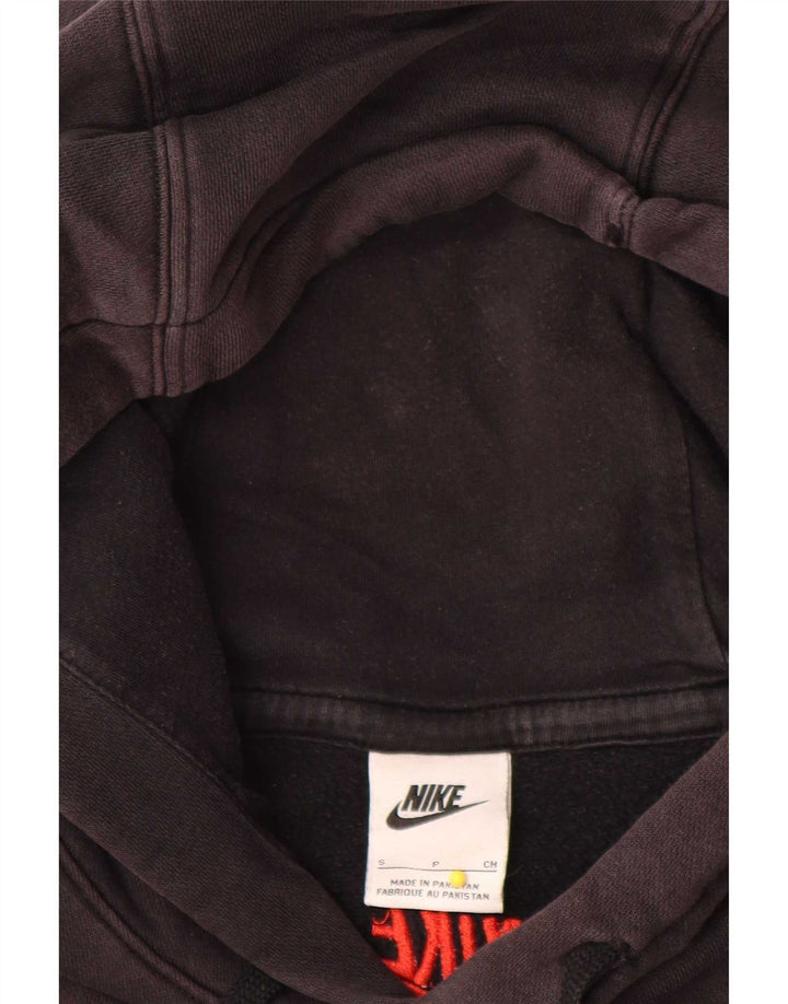 Nike Pull à capuche pour homme en coton noir moyen