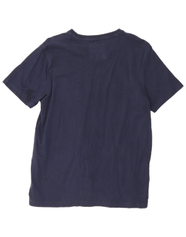 Crew Clothing T-Shirt Homme Haut Large Bleu Marine Coton