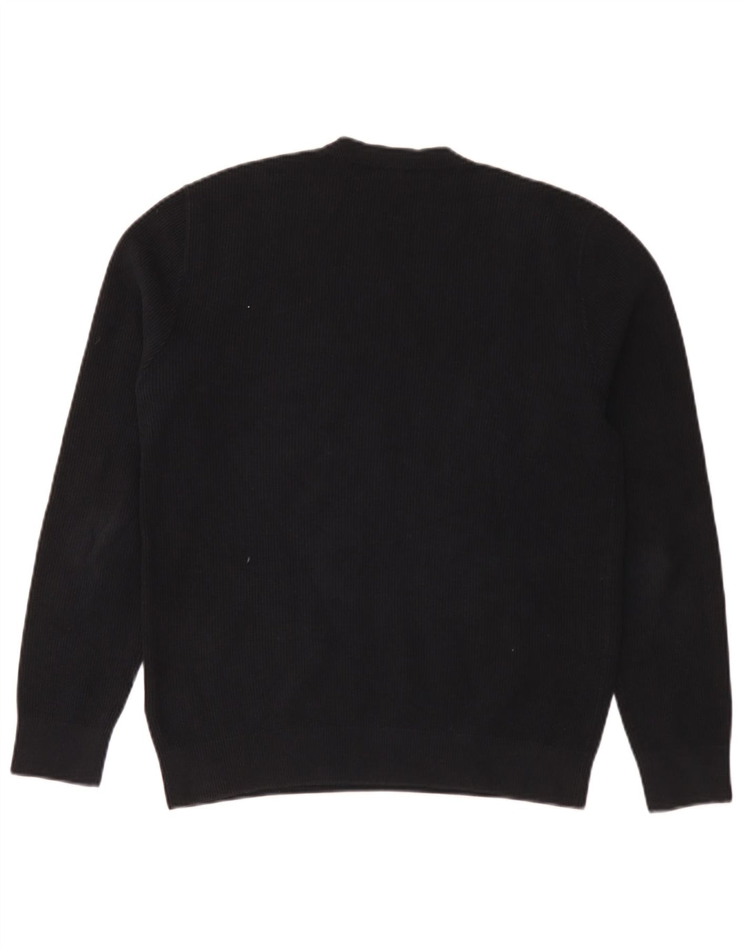 Cos Pull à col rond pour homme Petit coton noir