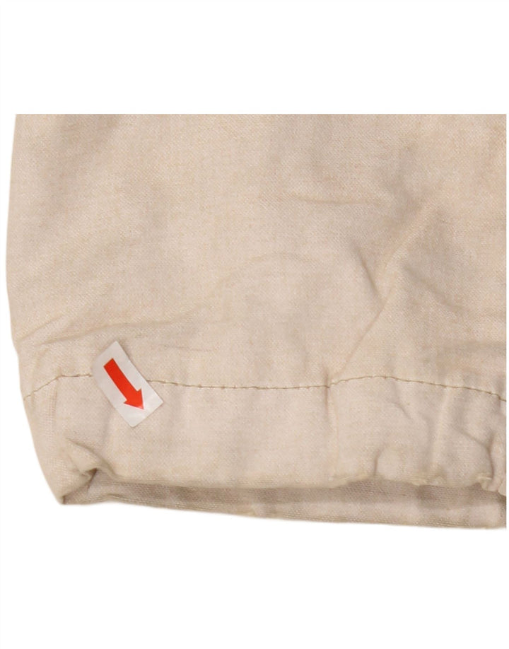 MURPHY & NYE Manteau croisé pour femme UK 14 Coton beige moyen