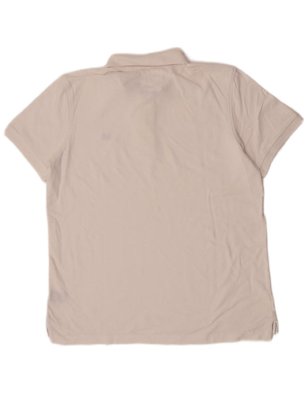 Crew Clothing Polo Homme Grand Blanc Coton
