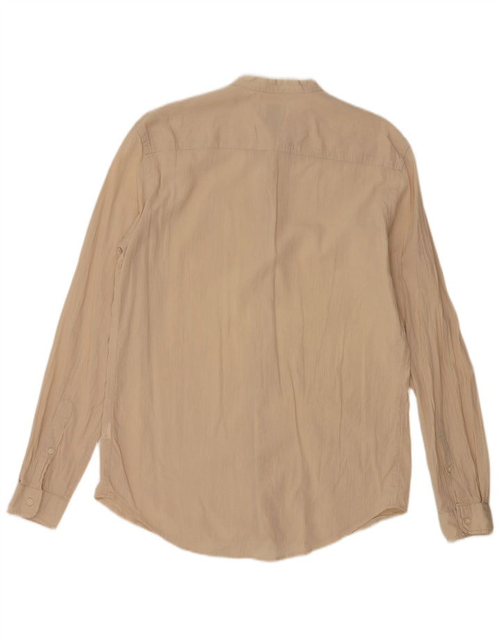 ZARA Chemise Homme Beige Moyen Coton
