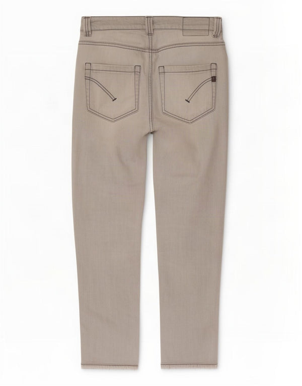 Dunlop Jean Slim W32 L29 Homme Gris Coton
