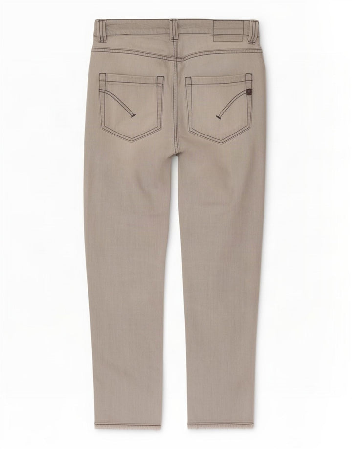 Dunlop Jean Slim W32 L29 Homme Gris Coton