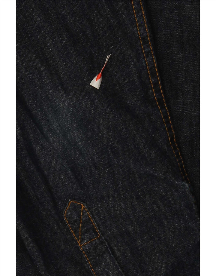 Diesel Chemise en Jean Large Bleu Marine Coton Homme