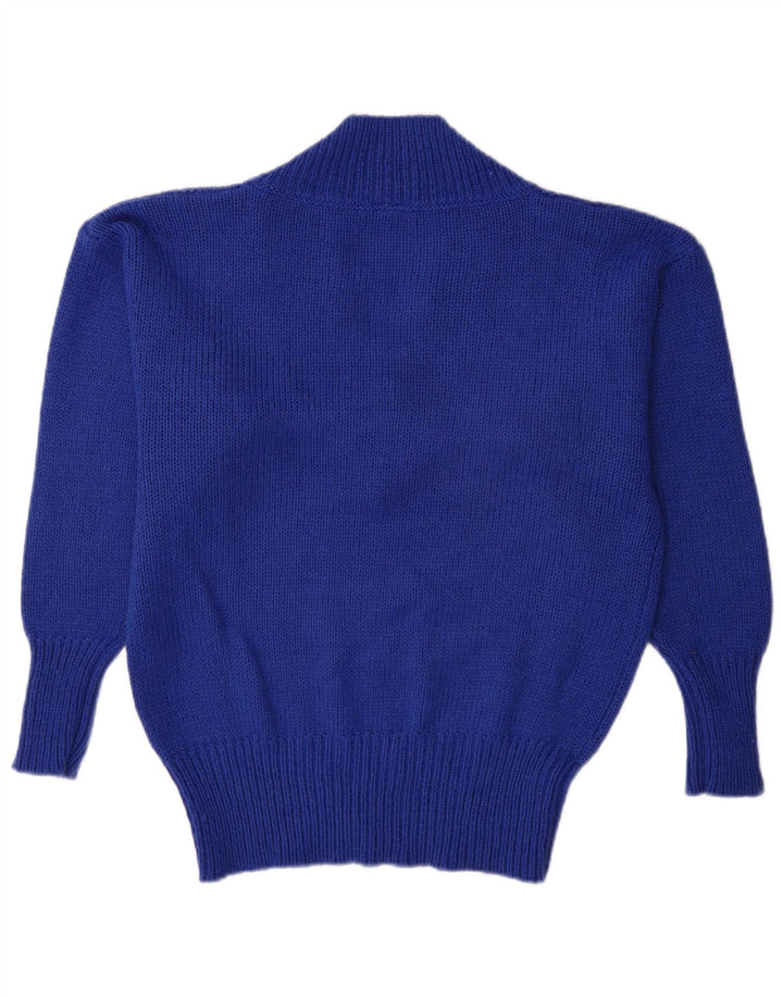 C & A Pull col V pour femme EU 40/42 Bleu moyen Acrylique