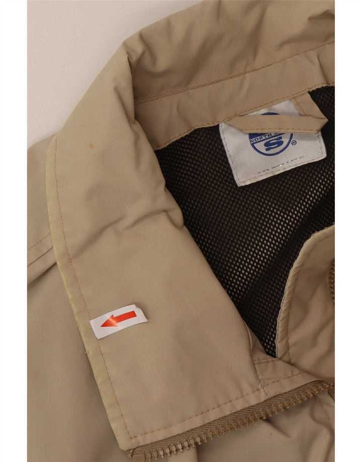North Sails Veste Bomber Homme UK 40 Large Beige Polyamide