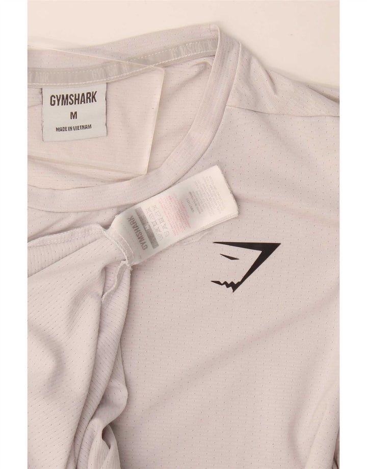Gymshark Hommes Moyen Blanc Polyester