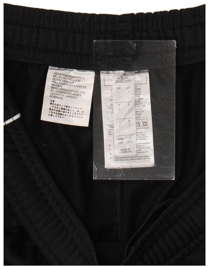 ADIDAS Pantalon de survêtement pour hommes Joggers Large Noir Polyester