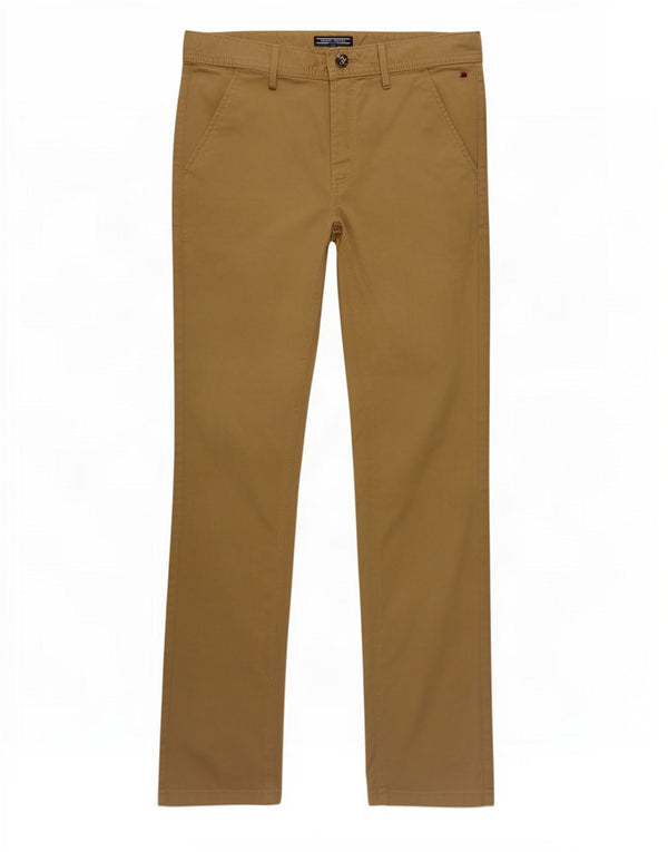 Tommy Hilfiger Pantalon Chino Slim Garçon 13-14 ans W28 L28 Coton Beige