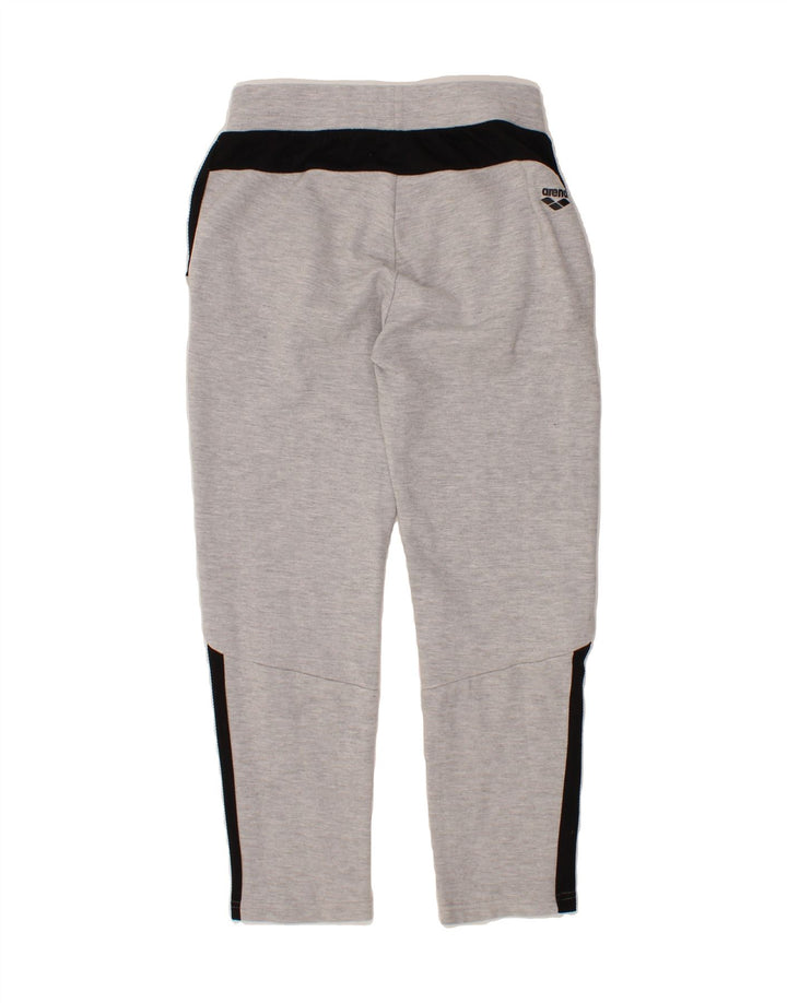 ARENA Mens Tracksuit Trousers Small  Grey Colourblock Cotton Vintage Arena and Second-Hand Arena from Messina Hembry 