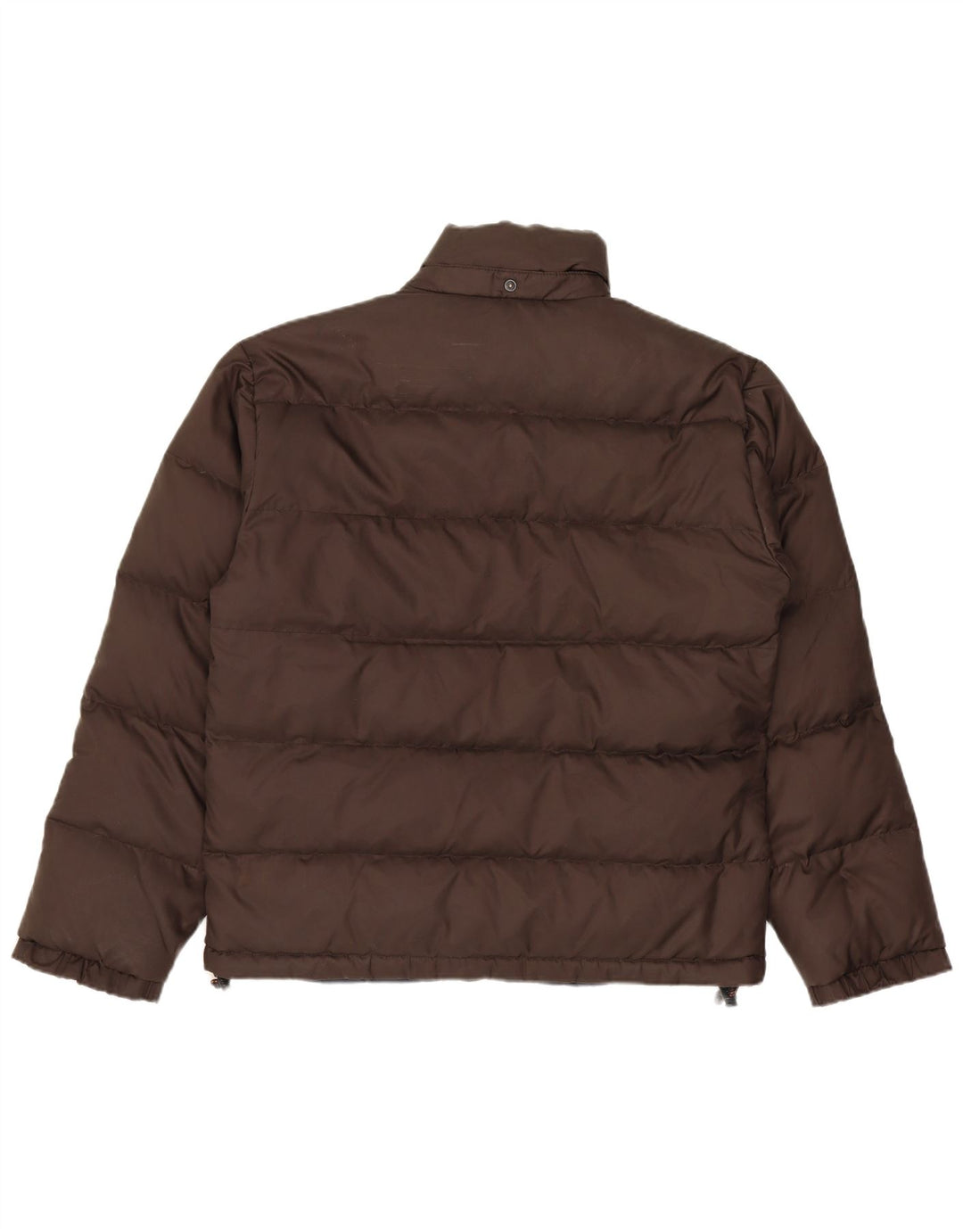Alberto Aspesi Veste rembourrée pour femme UK 16 Large Marron Nylon