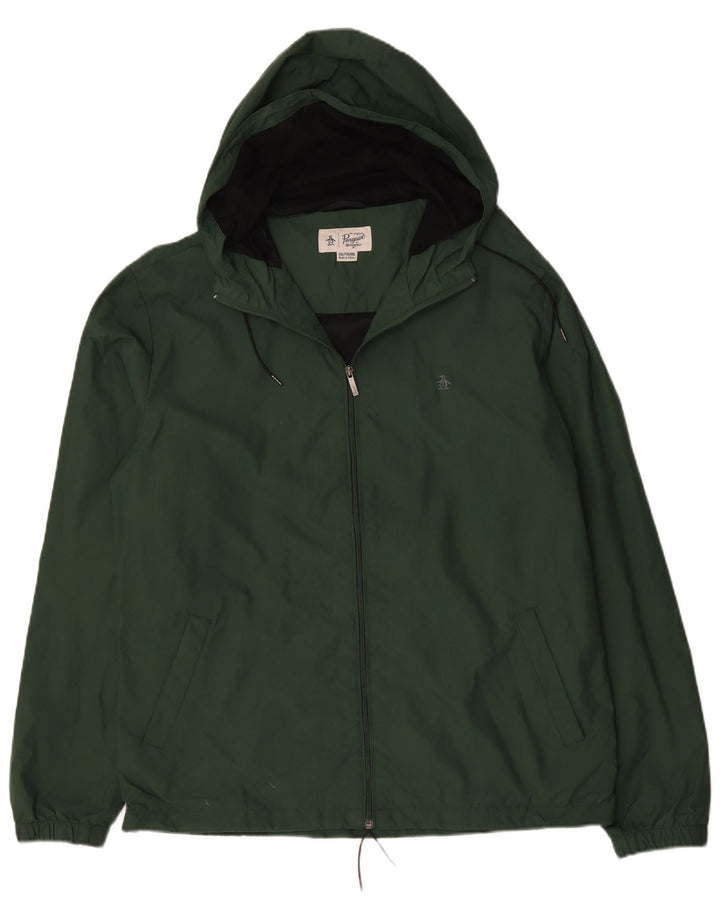 Penguin Veste de Pluie à Capuche Homme UK 44 2XL Vert Polyamide