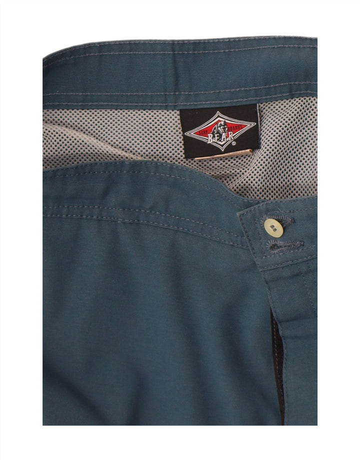 Bear Short de Bain Homme Bleu Marine Moyen Colorblock Polyester
