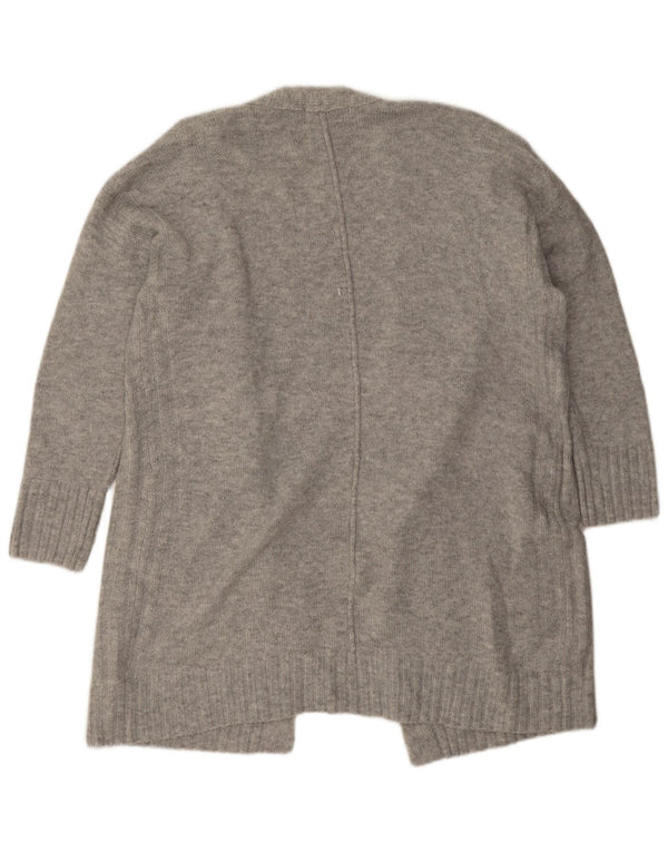 Marks & Spencer Pull cardigan long pour femme UK 14 Gris moyen