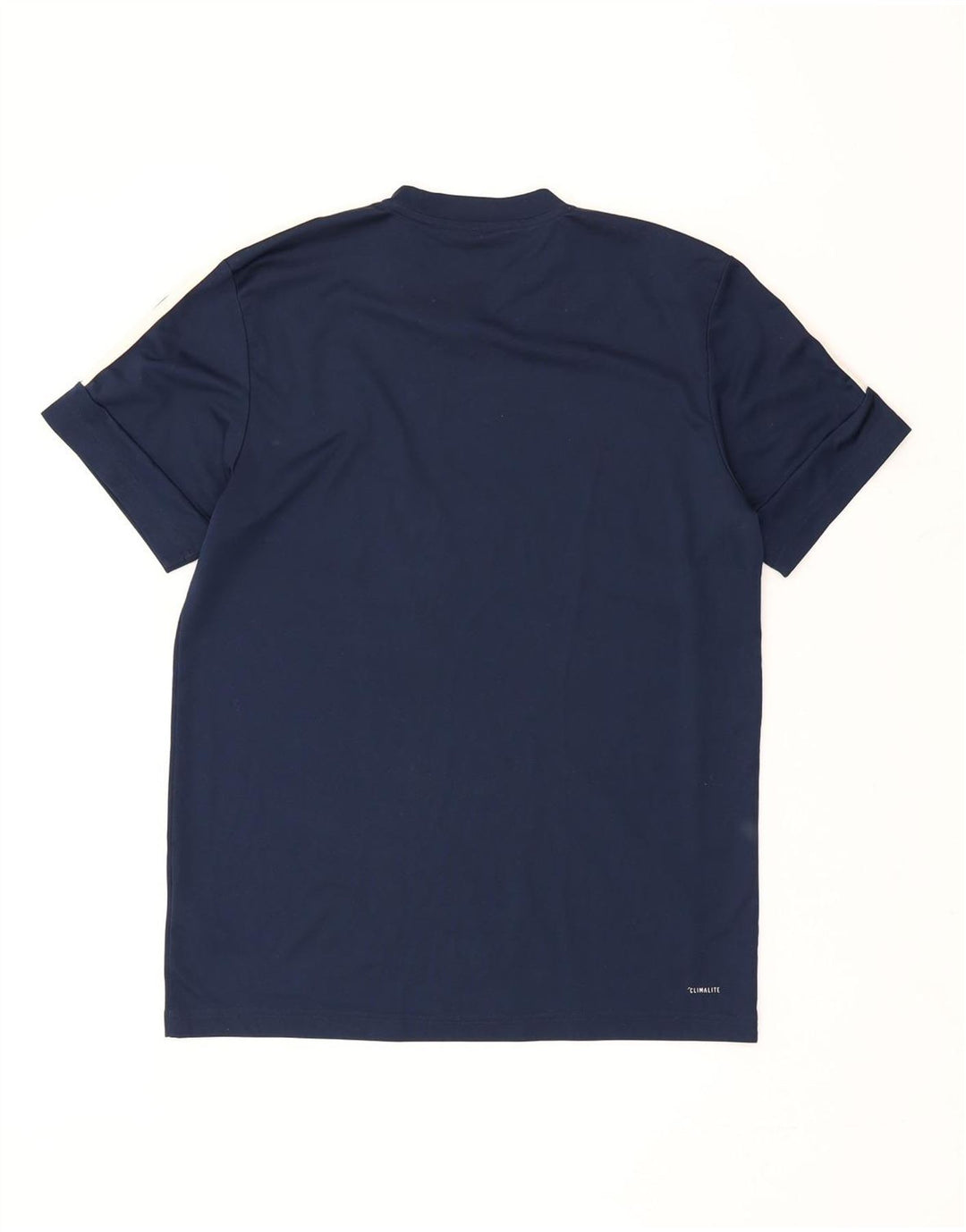 Adidas T-shirt graphique pour homme en polyester bleu marine moyen