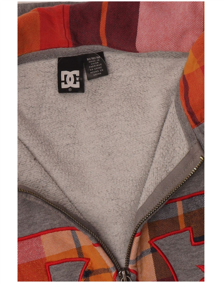 DC Sweat à Capuche Zippé Graphique Homme Gris Moyen