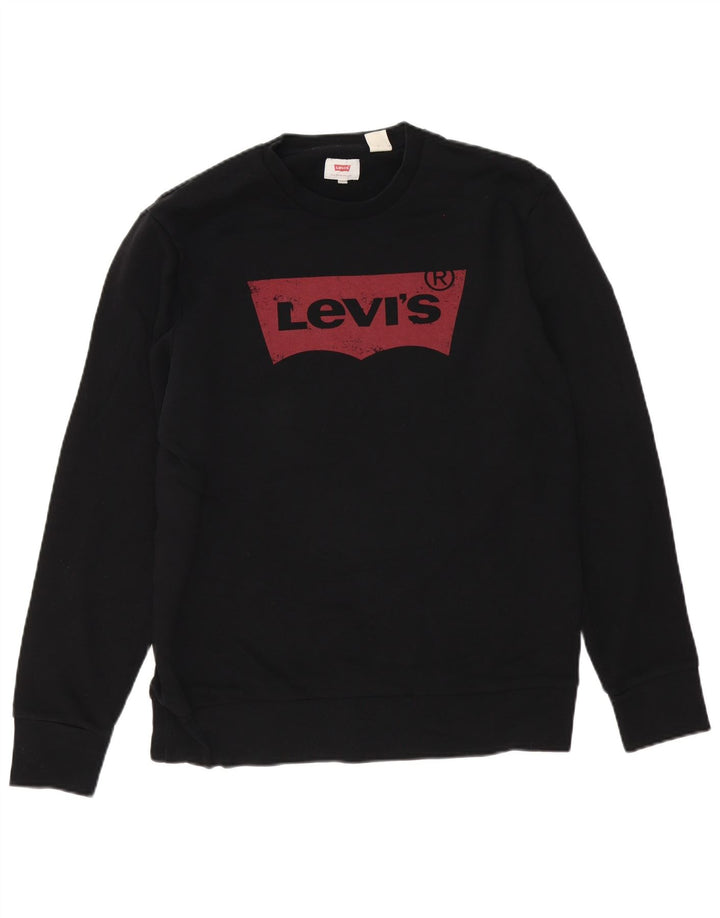 Levi's Sweatshirt Graphic Sweatshirt Homme Noir Moyen Coton
