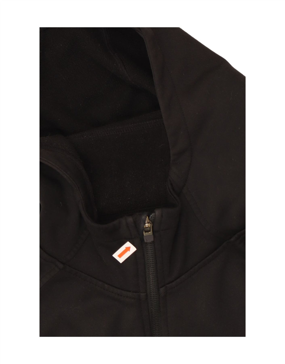 Nike Pull à capuche zippé pour femme UK 10 Petit Noir Polyester