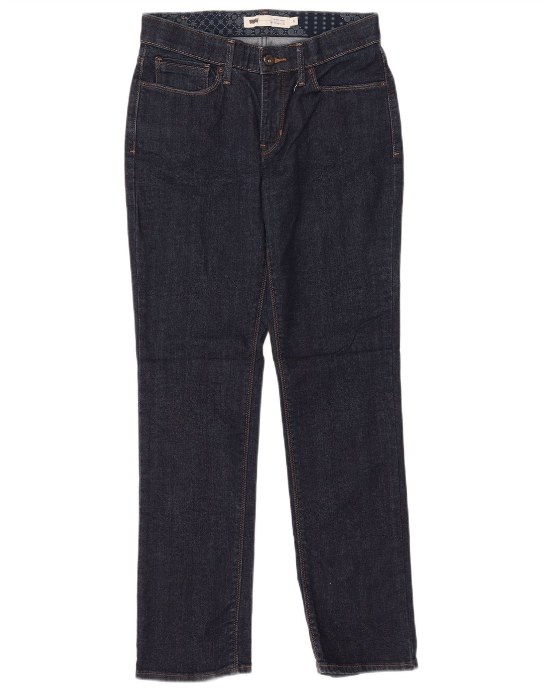 Levi's Jean droit femme US 6 Medium W28 L30 Bleu marine Coton
