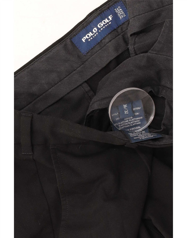 Ralph Lauren Pantalon Chino Pegged Homme W36 L32 Noir Polyester
