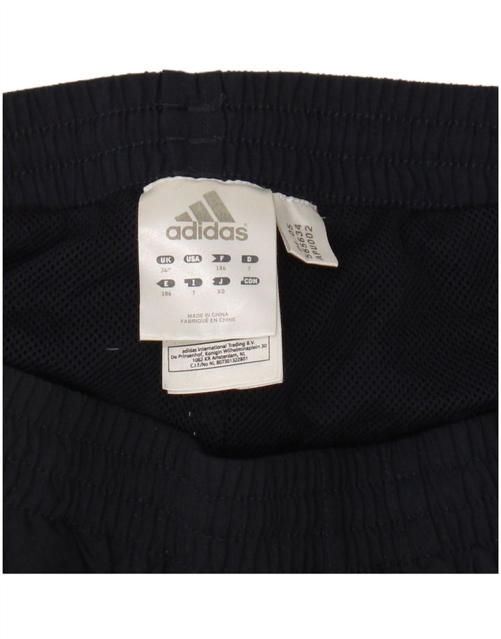 Adidas Pantalon de survêtement pour homme Large Bleu marine Polyester