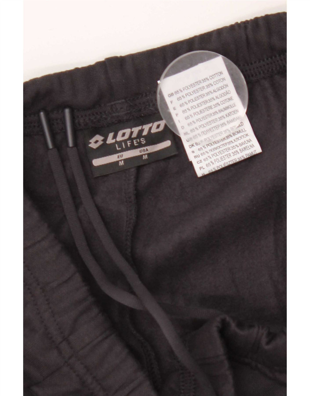 Lotto Pantalon de survêtement Life's pour femme UK 44 Medium Noir Polyester