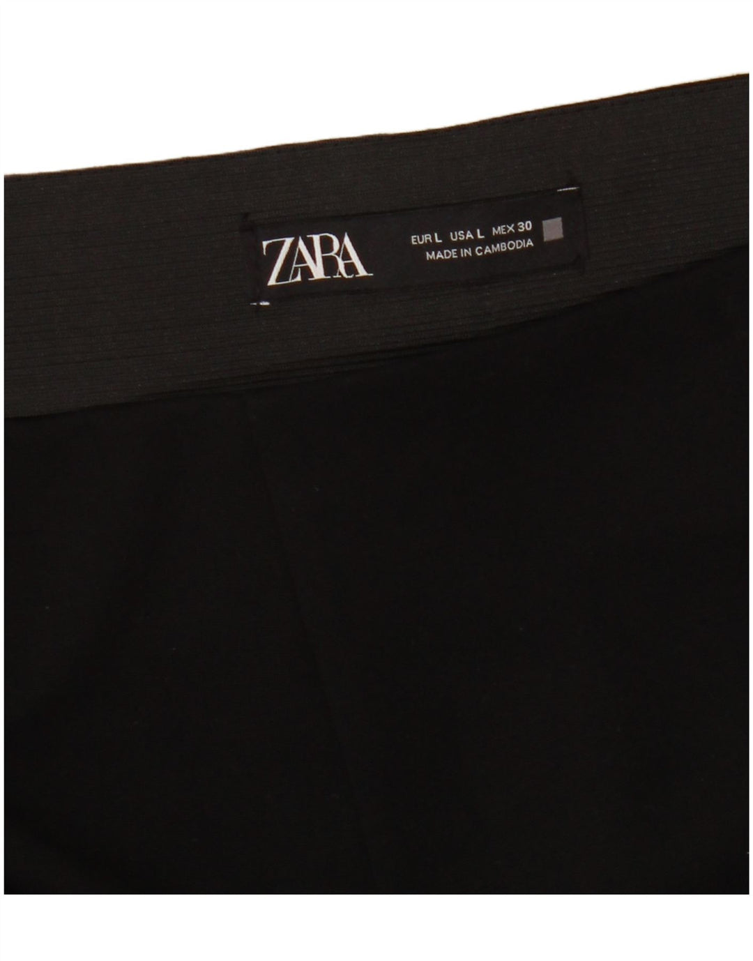 Zara Leggings Femme UK 14 Large Noir