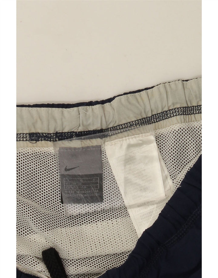 NIKE Short de Bain Garçon 12-13 Ans Large Bleu Marine Colorblock