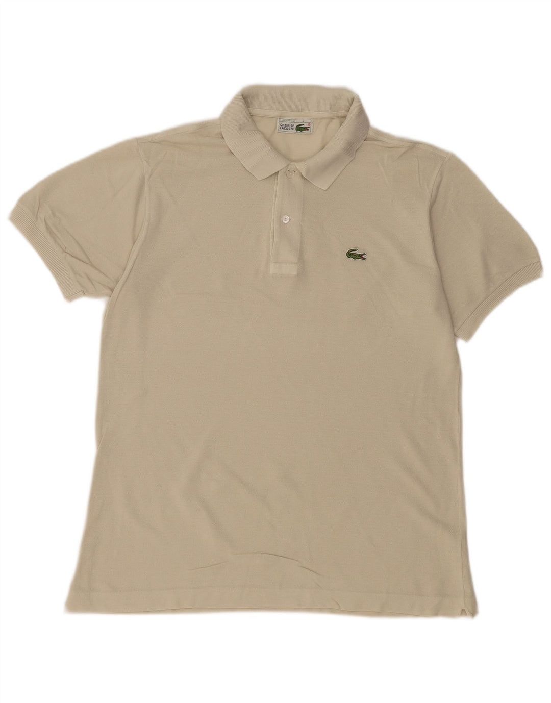 Lacoste Polo Homme Taille 4 Coton Beige Moyen