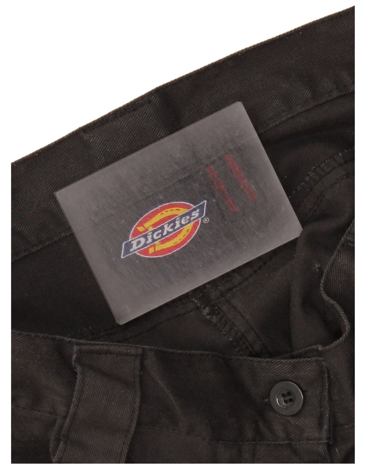 Dickies Pantalon cargo droit pour femme US 10 Medium W28 L31 Gris