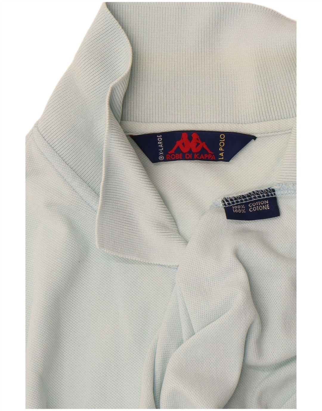 Kappa Polo Homme XL Bleu Coton