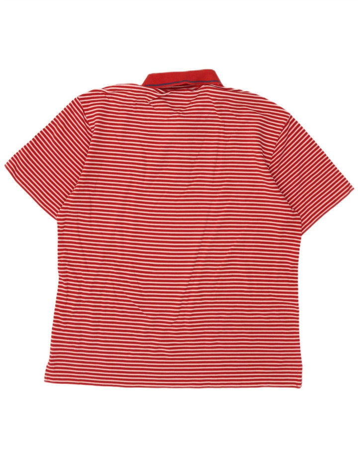 FRED PERRY Polo Homme Large Rayé Rouge