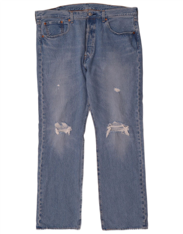 Levi's Jean Droit 501 Homme Bleu W38 L32 Coton