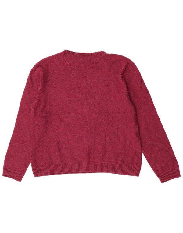 White Stuff Pull à col rond pour femme UK 20 2XL Coton moucheté marron