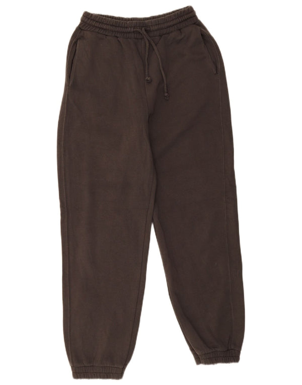 Zara Pantalon de survêtement coupe ample pour femme, jogging UK 10, petit coton gris