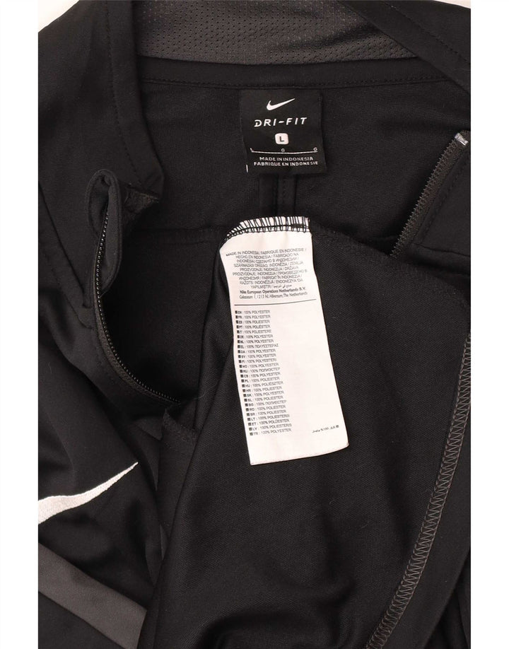 Nike Veste de survêtement pour homme Taille L Noir Polyester Sports