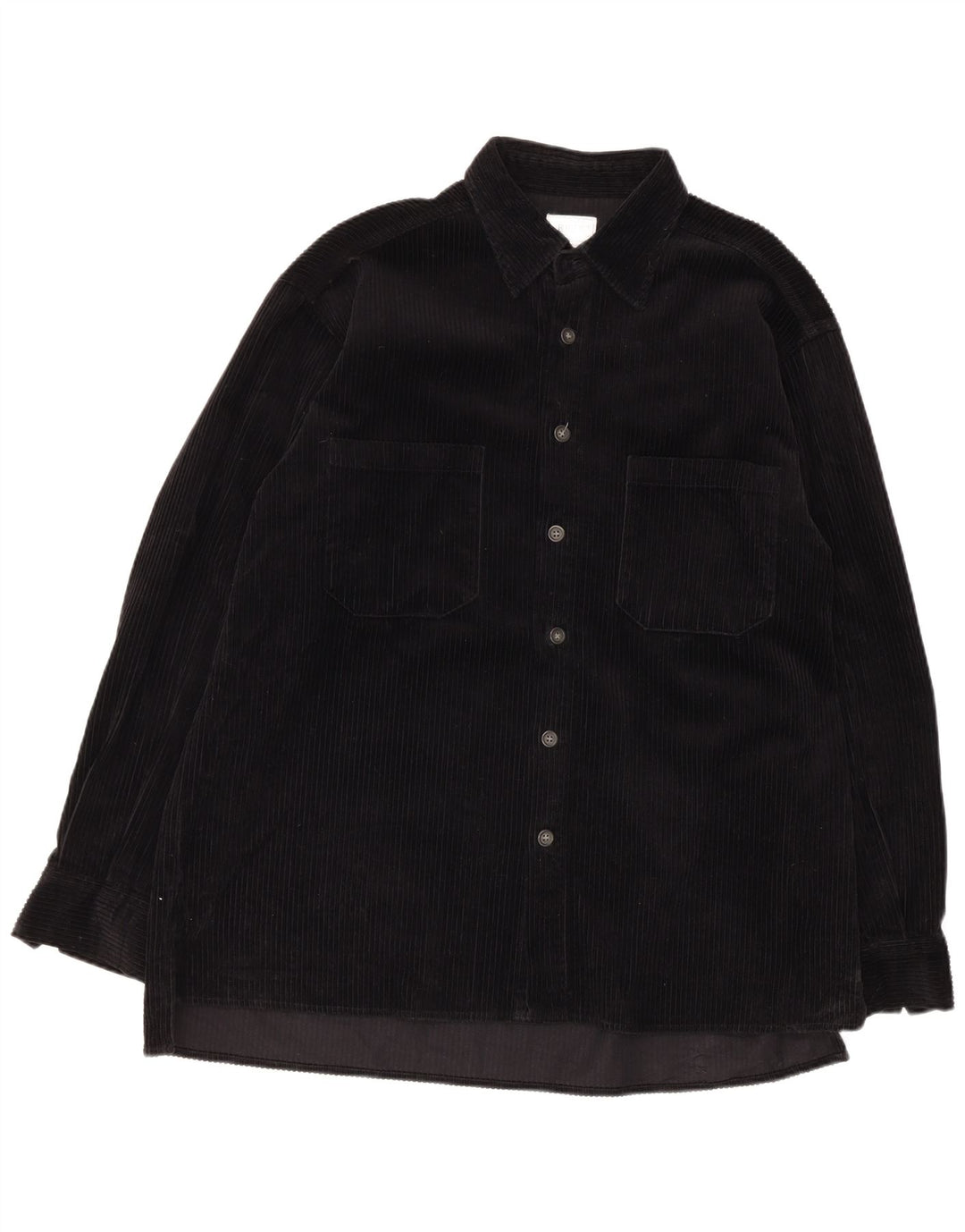 Chemise en velours côtelé pour hommes Rifle Grand coton noir