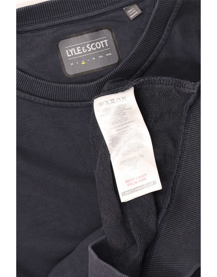Lyle & Scott Sweat-Shirt Homme Bleu Marine Moyen Coton