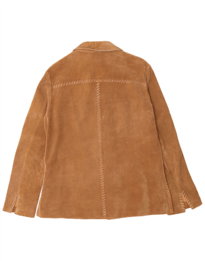 TCM Veste en Daim Femme UK 16/18 Grand Cuir Beige